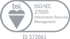 BSI ISO/IEC 27001 certified